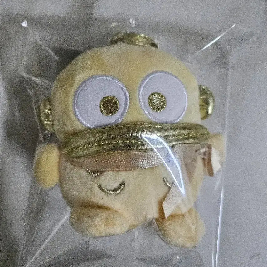 [BUNJANG] Sanrio Hangyodon & Chococat Keyring / (정품) 산리오 골드 한교동 초코캣 인형 키링