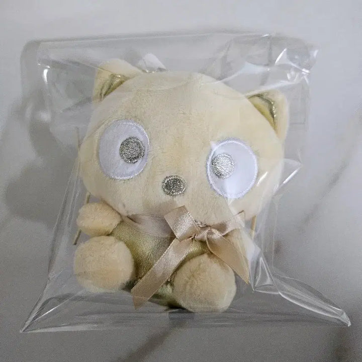 [BUNJANG] Sanrio Hangyodon & Chococat Keyring / (정품) 산리오 골드 한교동 초코캣 인형 키링