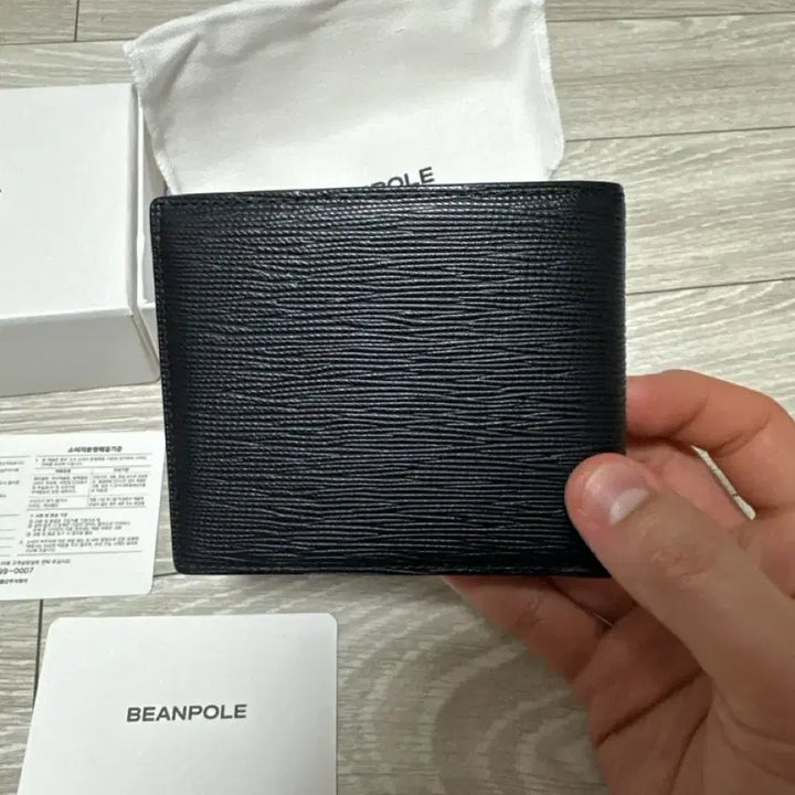 [BUNJANG] Binpole Leather Wallet / 빈폴 천연소가죽 반지갑 블랙
