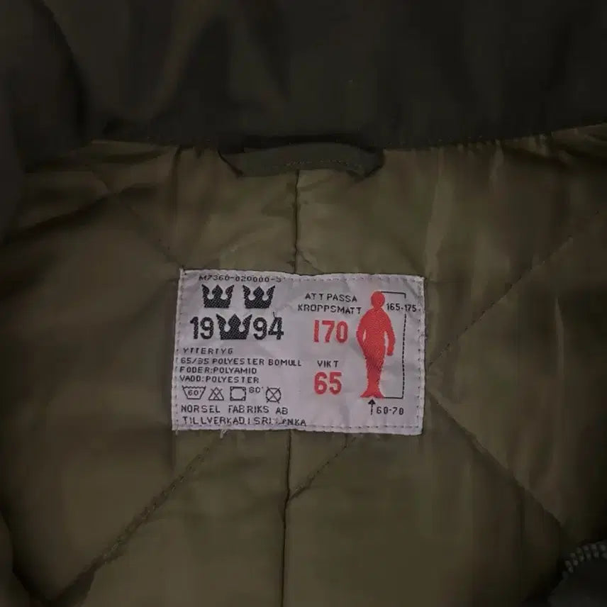 [BUNJANG] Swedish Army M-90 Jacket / 스웨덴군 야상 m-90