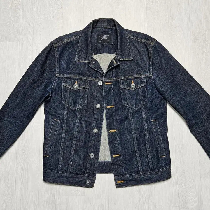 [BUNJANG] Giordano Men's Denim Jacket XL / [의류] 지오다노 남성 데님 진청자켓 XL (팔이 긴 분 추천)