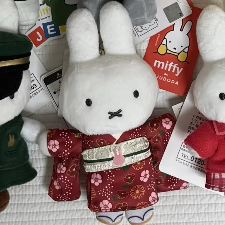 [BUNJANG] Miffy Kimono Doll Keyring / 일본 기모노 미피 인형 키링 [정품,새상품]
