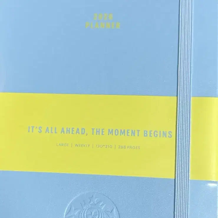 [BUNJANG] Starbucks 2026 Sky Blue Moleskine Planner / 2026 스타벅스 다이어리 스카이블루 스벅 몰스킨 플래너