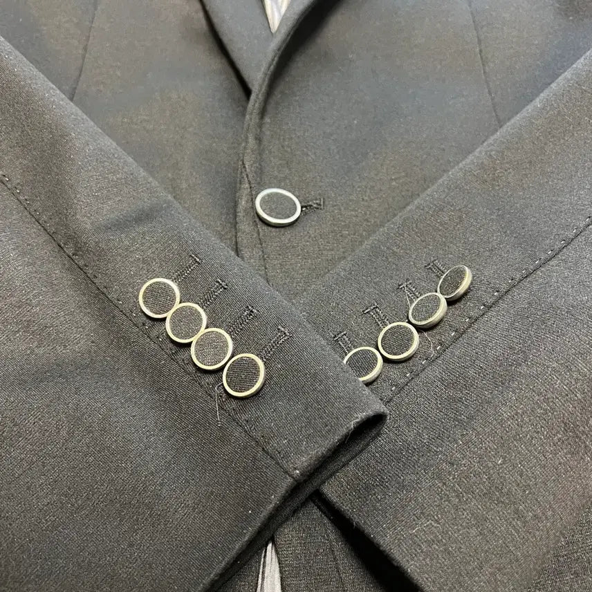 [BUNJANG] Diamante Tailored Jacket / Diamante 블랙 테일러드 자켓 / 클래식 싱글 / 52