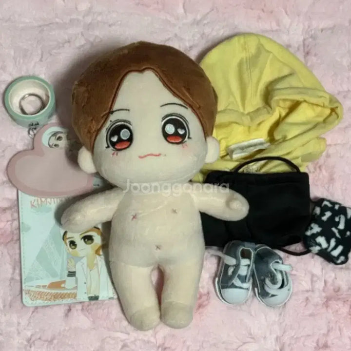 [BUNJANG] Winner Kim Jinwoo Kkakkajinu Doll Full Set / 위너 김진우 까까지누 인형 풀셋