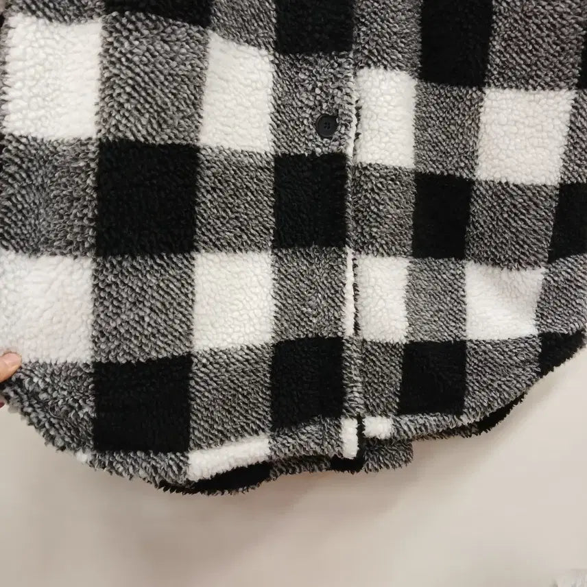[BUNJANG] Unbranded Long Fleece Jacket / 55~88사이즈 고퀄체크 롱후리스