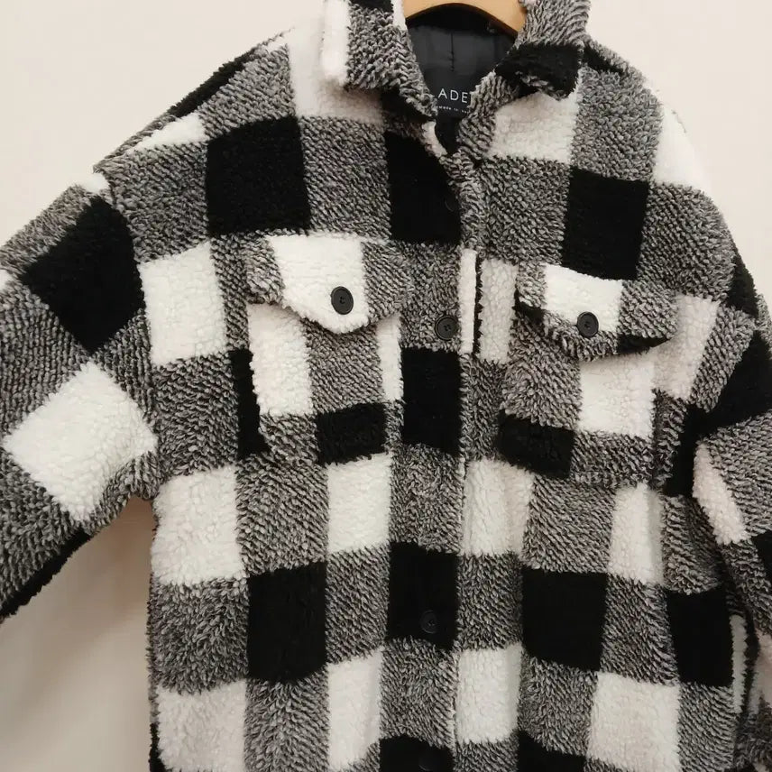 [BUNJANG] Unbranded Long Fleece Jacket / 55~88사이즈 고퀄체크 롱후리스