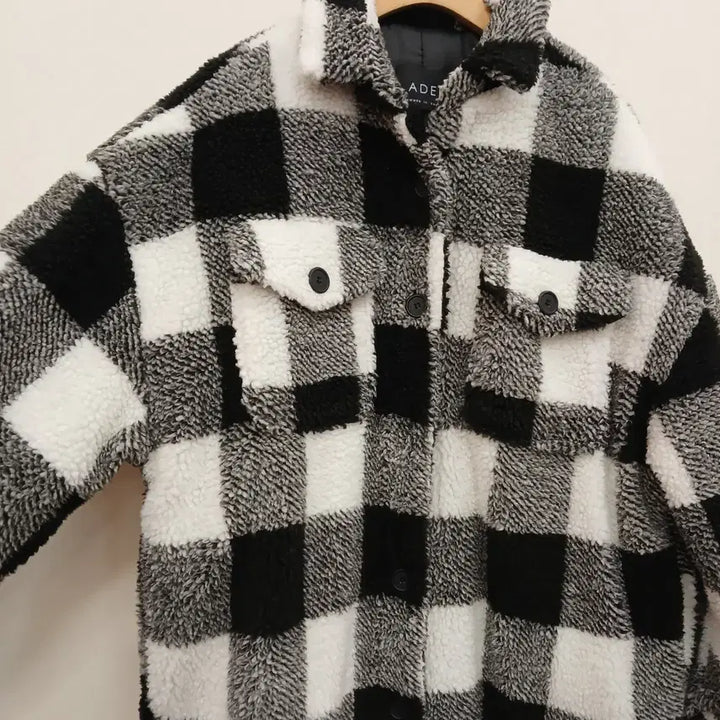 [BUNJANG] Unbranded Long Fleece Jacket / 55~88사이즈 고퀄체크 롱후리스