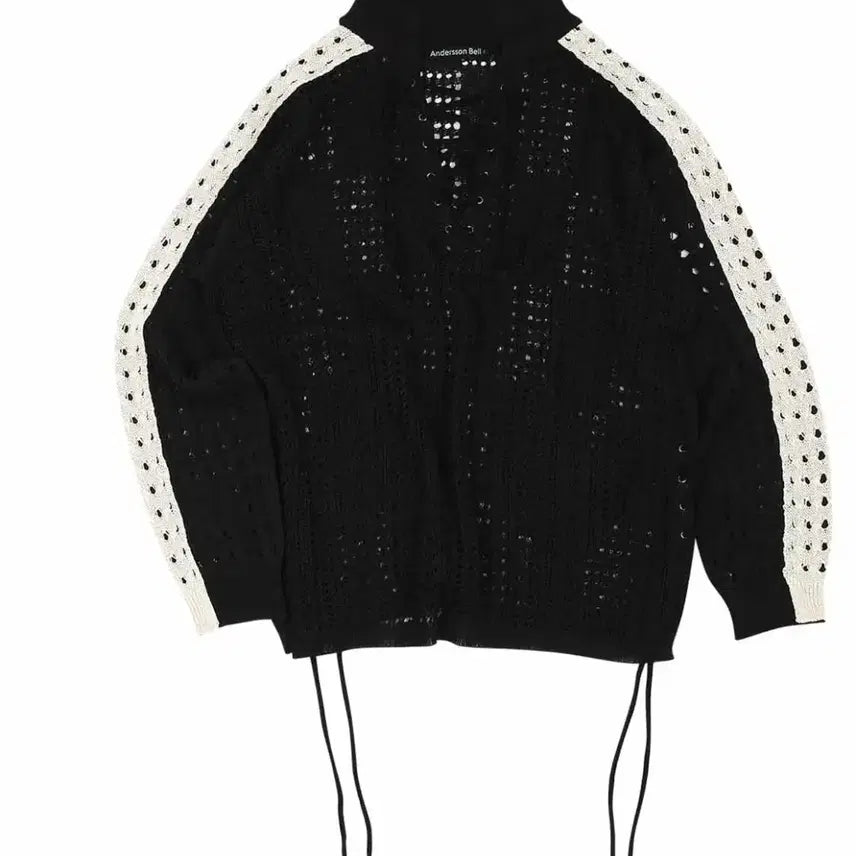 [BUNJANG] Andersson Bell Buzz Net Color Block Sweater M / 앤더슨벨 버즈 네트 칼라 배색 스웨터 M