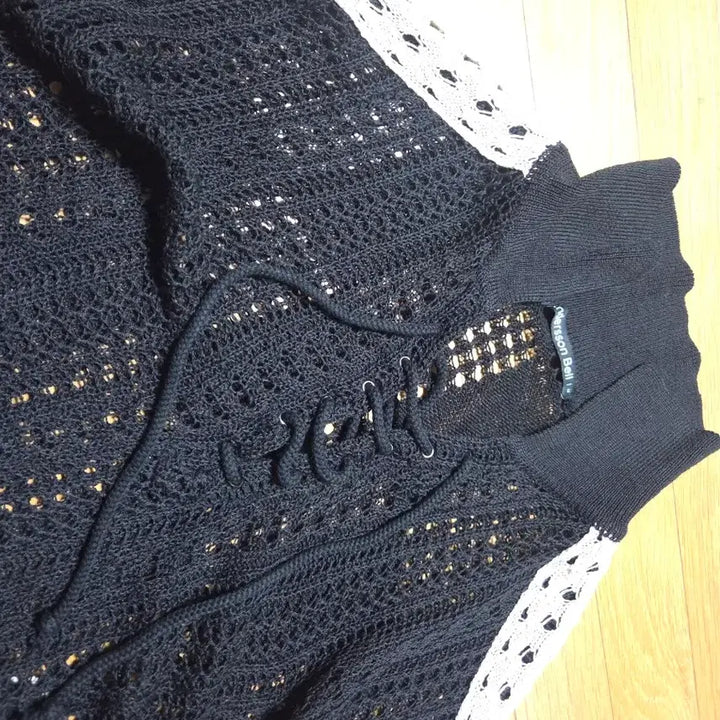 [BUNJANG] Andersson Bell Buzz Net Color Block Sweater M / 앤더슨벨 버즈 네트 칼라 배색 스웨터 M