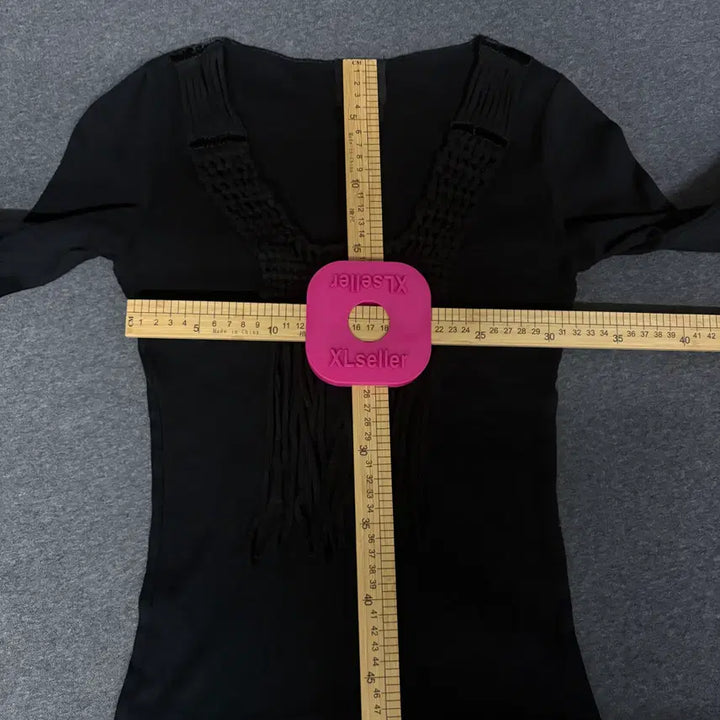 [SOLD OUT] [S] Anna Sui 안나수이 프린지 디테일 긴팔 롱 슬리브 탑