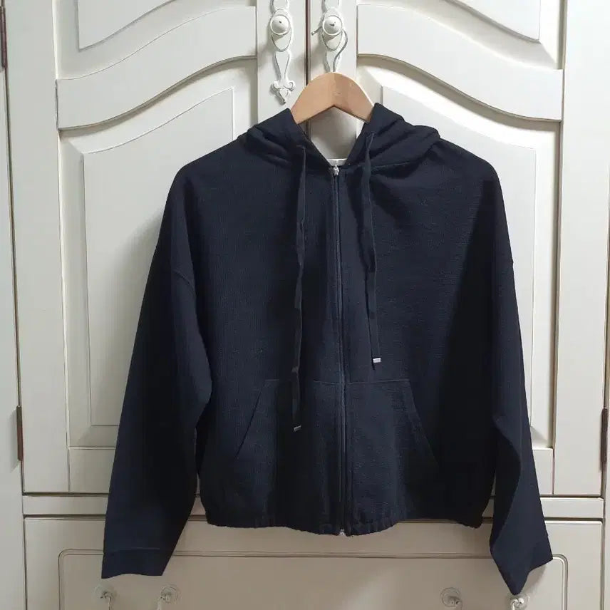 [BUNJANG] Brunch Black Hooded Zip-up / br 브런치 후드 집업 (블랙)