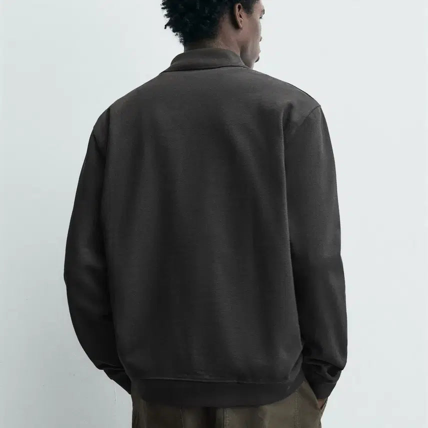 [BUNJANG] Zara Regular Fit Structured Polo Shirt / (새상품) zara 레귤러핏 스트럭처 폴로셔츠