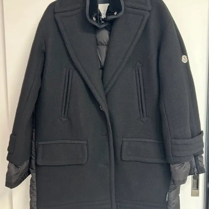 [BUNJANG] Moncler Wool Padded Coat / 몽클레어 모직 패딩코트