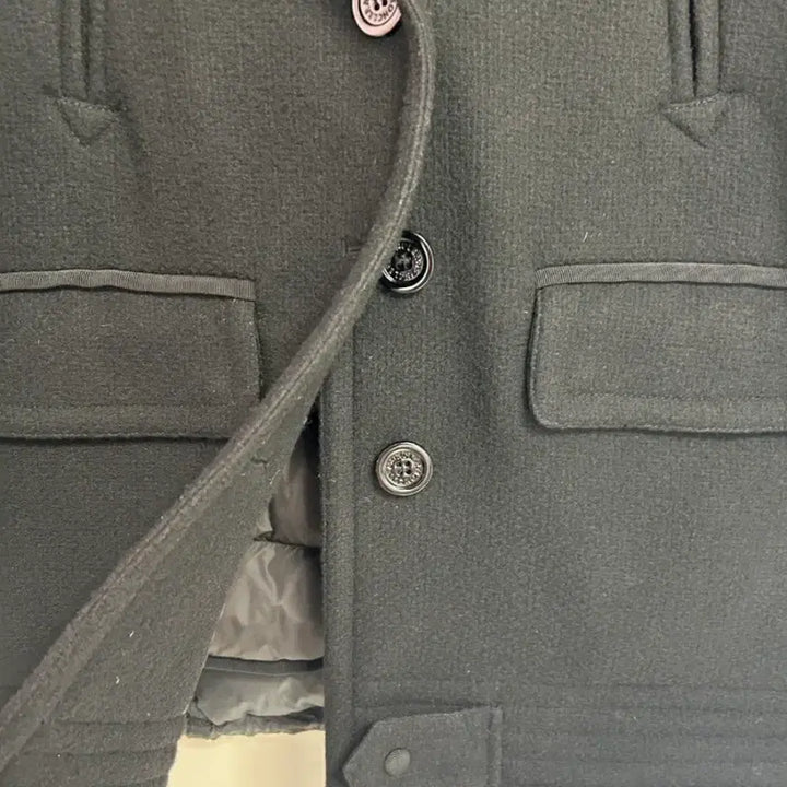 [BUNJANG] Moncler Wool Padded Coat / 몽클레어 모직 패딩코트