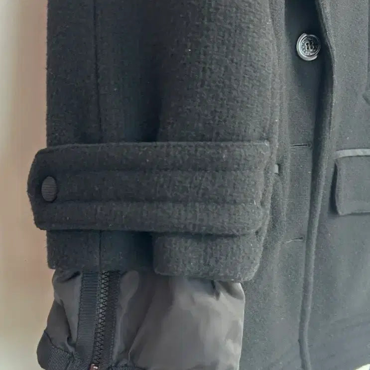 [BUNJANG] Moncler Wool Padded Coat / 몽클레어 모직 패딩코트