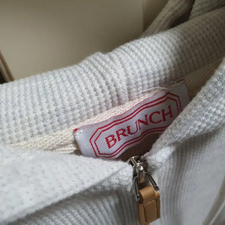 [BUNJANG] BR Brunch Hoodie Zip-Up (Oatmeal) / br 브런치 후드 집업 (오트밀)