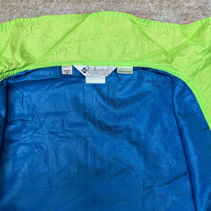 [BUNJANG] Columbia 90s Color Block Nylon Windbreaker Jacket / [M] 90s 컬럼비아 Columbia 컬러블록 나일론 자켓 윈드브레이커