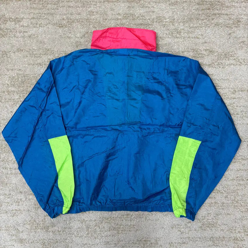 [BUNJANG] Columbia 90s Color Block Nylon Windbreaker Jacket / [M] 90s 컬럼비아 Columbia 컬러블록 나일론 자켓 윈드브레이커