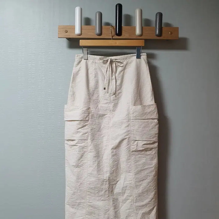 [BUNJANG] Taupe Cargo Long Skirt / "Taupe" 카고 롱 스커트 (새제품)