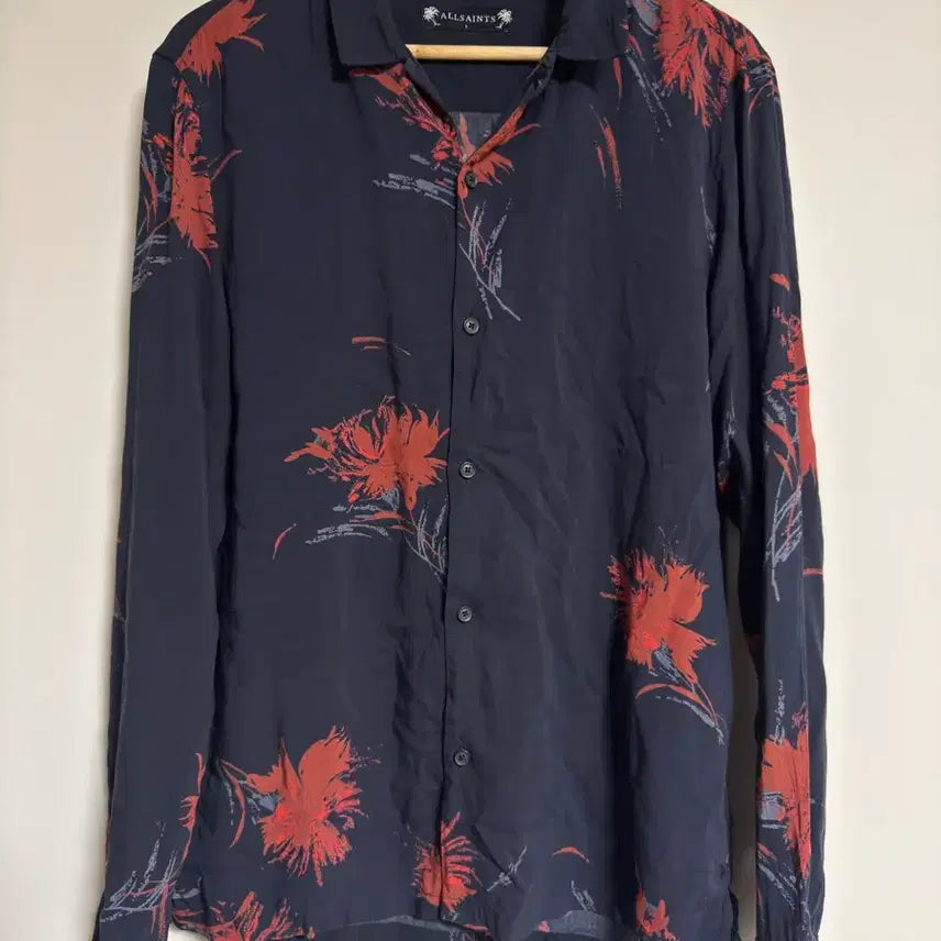 [BUNJANG] AllSaints Hawaiian Shirt L / 올세인츠 하와이안셔츠 L