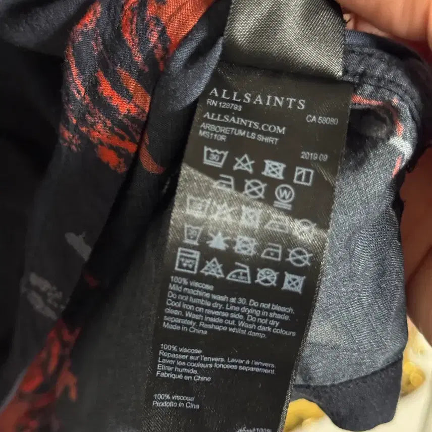 [BUNJANG] AllSaints Hawaiian Shirt L / 올세인츠 하와이안셔츠 L