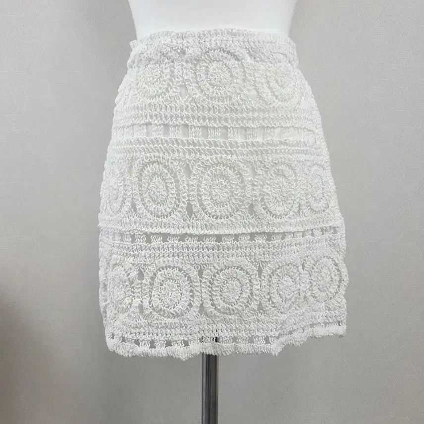 [BUNJANG] Mini Skirt / 뜨개 미니 스커트 새상품