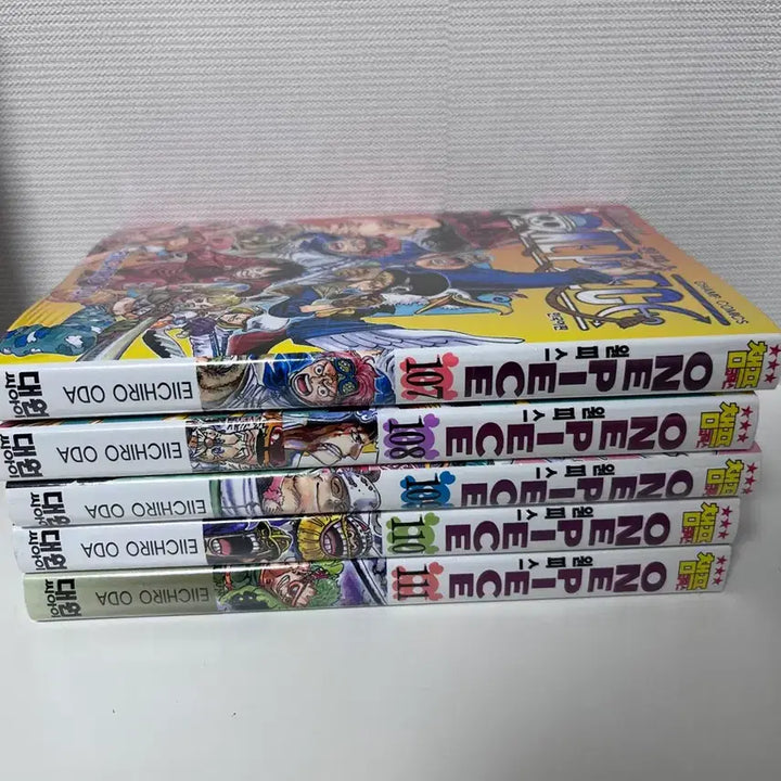 [BUNJANG] One Piece Manga Vol. 107-111 Bundle Set / 원피스 만화책 107-111권 세트
