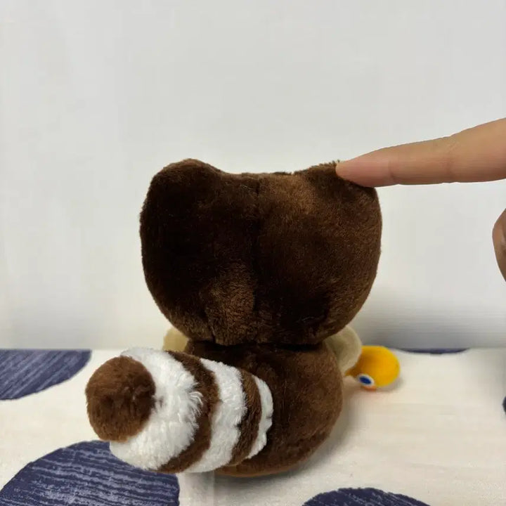 [BUNJANG] Sanrio Raundori Plush Doll Holding Duck / 고전 산리오 오리 들고 있는 란도리 인형