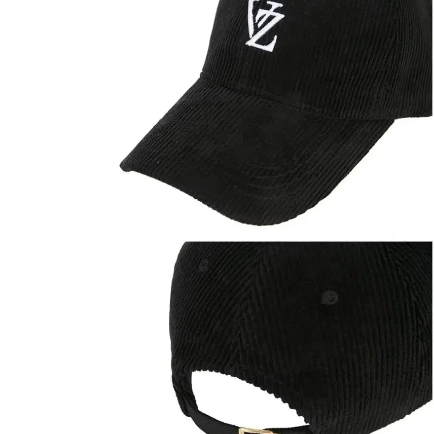 [BUNJANG] VZ Black Corduroy Ball Cap / VZ 블랙 코듀로이 볼캡