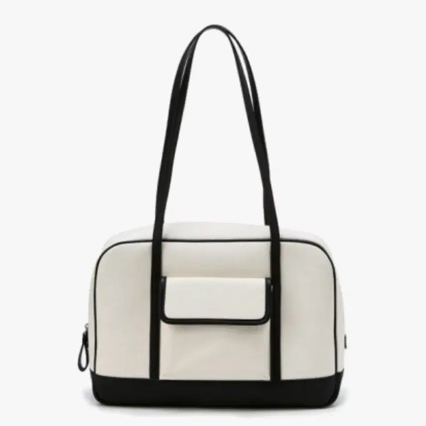 [BUNJANG] Jill by Jill Stuart Canvas Pocket Bowling Bag / 질바이질스튜어트 캔버스 포켓 볼링백 스쿨백