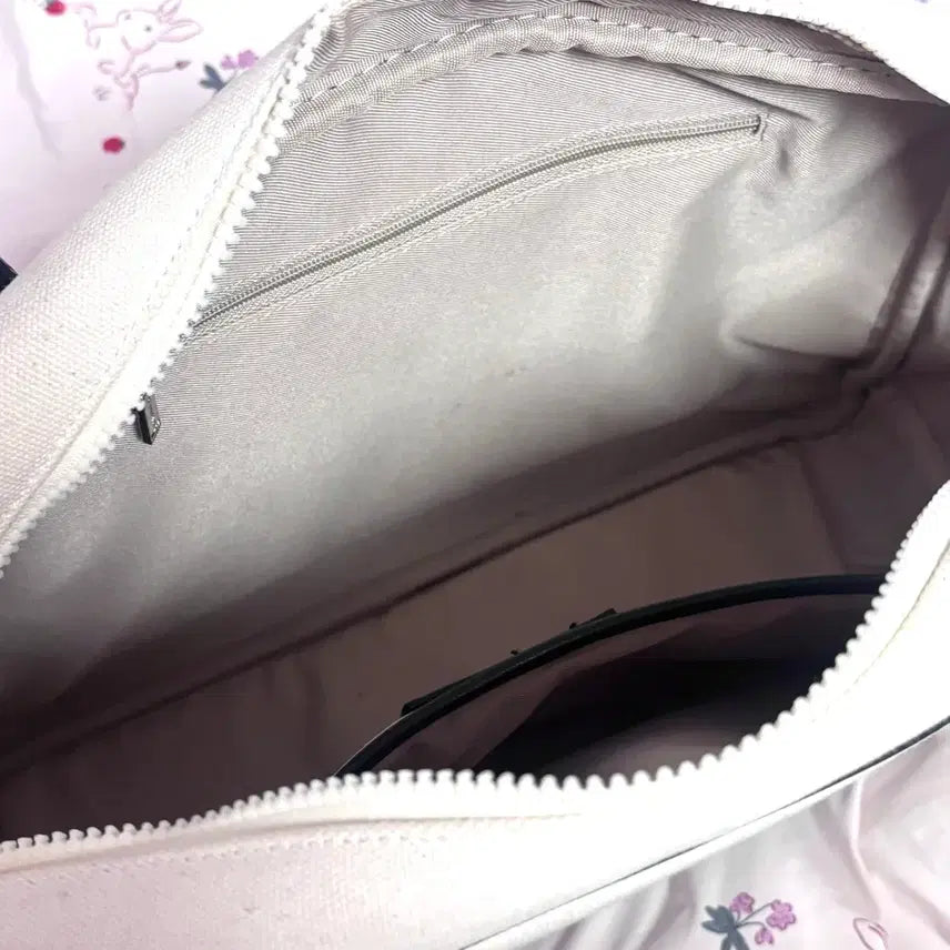 [BUNJANG] Jill by Jill Stuart Canvas Pocket Bowling Bag / 질바이질스튜어트 캔버스 포켓 볼링백 스쿨백