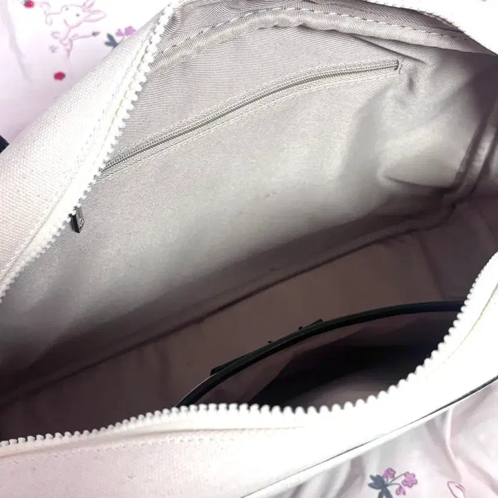 [BUNJANG] Jill by Jill Stuart Canvas Pocket Bowling Bag / 질바이질스튜어트 캔버스 포켓 볼링백 스쿨백