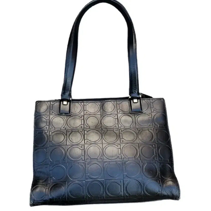 [BUNJANG] Ferragamo Gancini Leather Tote Bag / 페라가모 간치니 레더 토트백