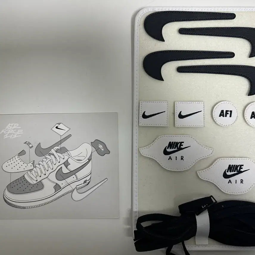 [BUNJANG] Nike Air Force 1 Velcro Custom Patch / 나이키 에어포스1 벨크로 커스텀 패치