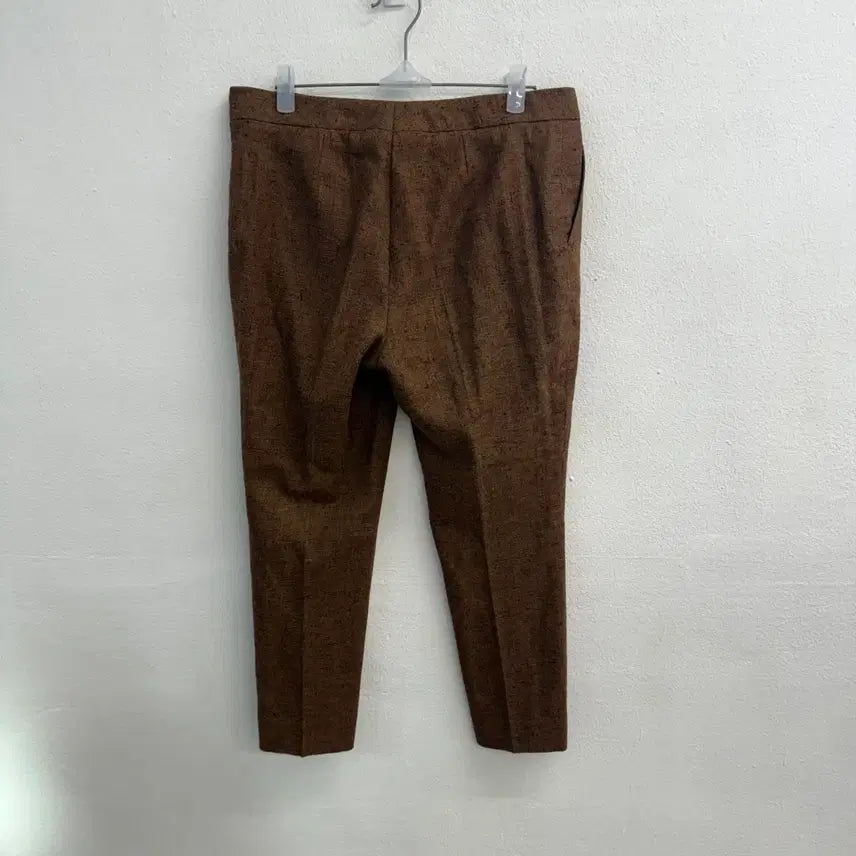 [SOLD OUT] 셀린느 여자 실크 캐시미어 다크 브라운 슬렉스 (40)