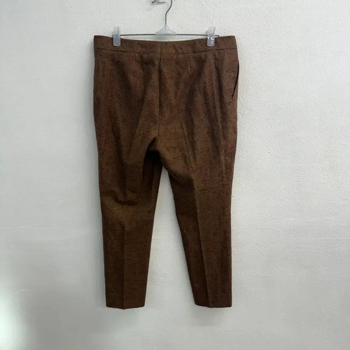 [SOLD OUT] 셀린느 여자 실크 캐시미어 다크 브라운 슬렉스 (40)
