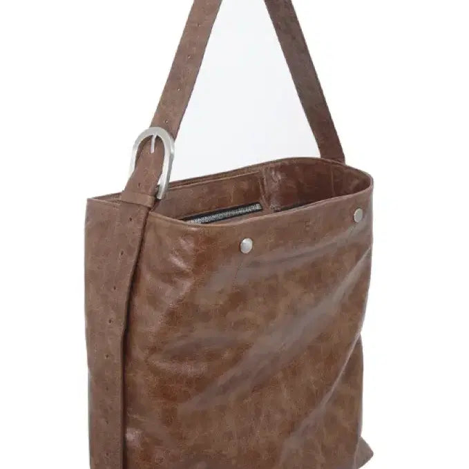 [BUNJANG] Minitmute Remood Large Shoulder Bag / 미닛뮤트 리무드 라지 L브라운