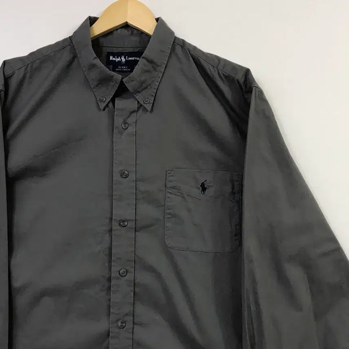 [BUNJANG] Polo Solid Cotton Shirt / Xxl 폴로 솔리드코튼 셔츠