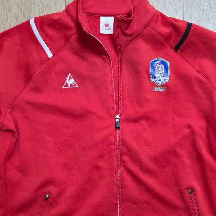 [BUNJANG] Le Coq Sportif Fleece Lined Training Jumper / 미사용 르꼬끄 기모 트레이닝 점퍼 105사이즈 (줄자사진 참고하시길요)