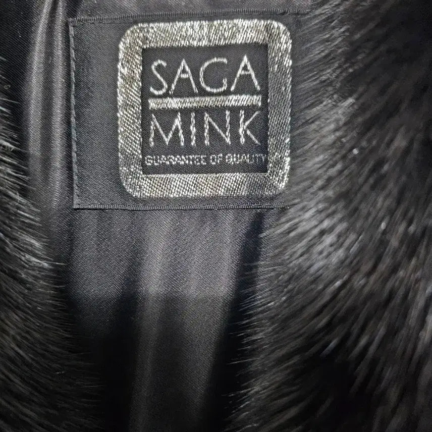 [BUNJANG] Mink Coat 77 / 한강모피 사가밍크 블랙 밍크 코트 77