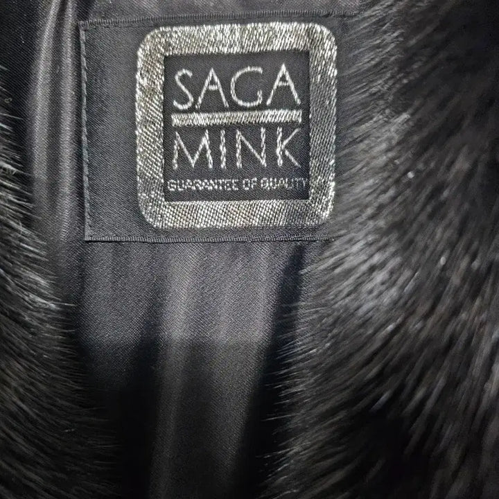 [BUNJANG] Mink Coat 77 / 한강모피 사가밍크 블랙 밍크 코트 77
