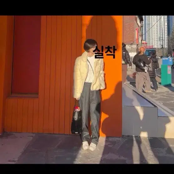 [BUNJANG] Geunhwa Fur Horizontal Ivory Mink Coat / 근화모피 호리젠탈 아이보리 밍크