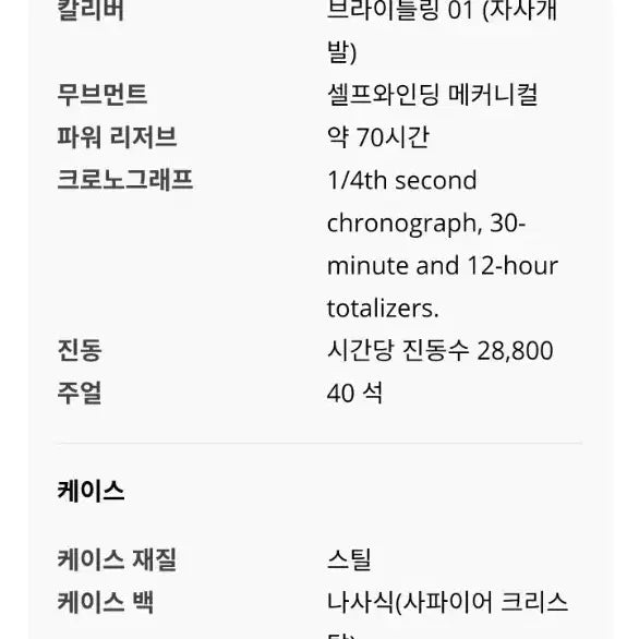 [BUNJANG] Breitling Top Time B01 Ford Thunderbird / 브라이틀링 탑타임 B01 포드 썬더버드