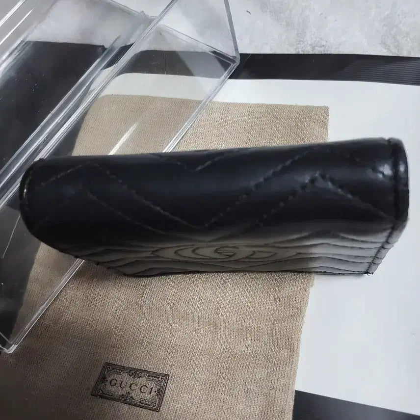 [BUNJANG] Gucci Marmont Black Card Wallet / 구찌 마몬트 블랙 카드지갑 반지갑