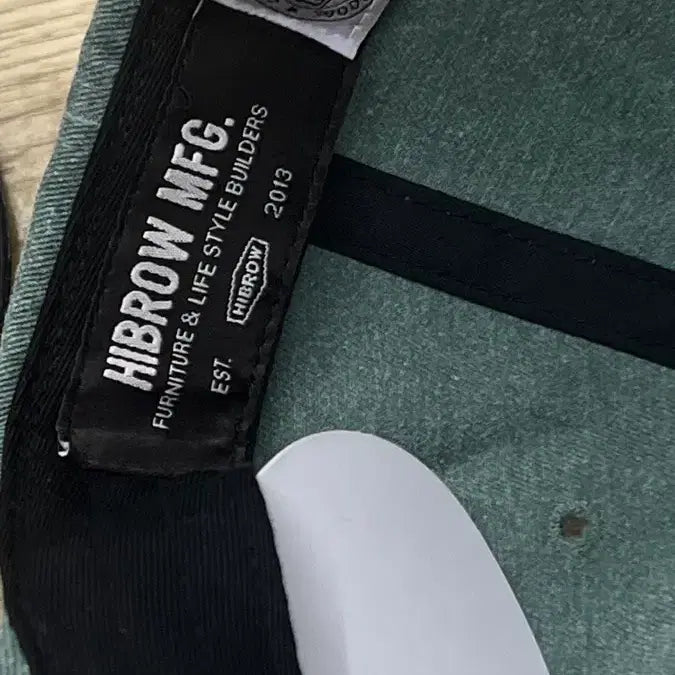 [SOLD OUT] 하이브로우 워싱 그린 볼캡 enough is enough