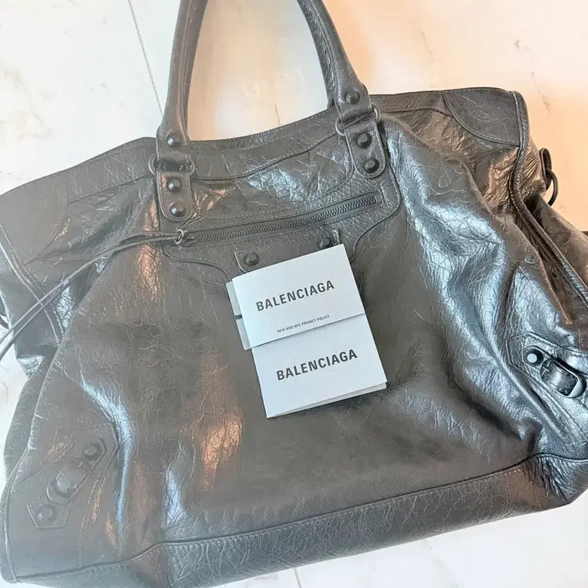 [BUNJANG] Balenciaga Le City Large Black Bag / 발렌시아가 르시티 라지 블랙(남성)