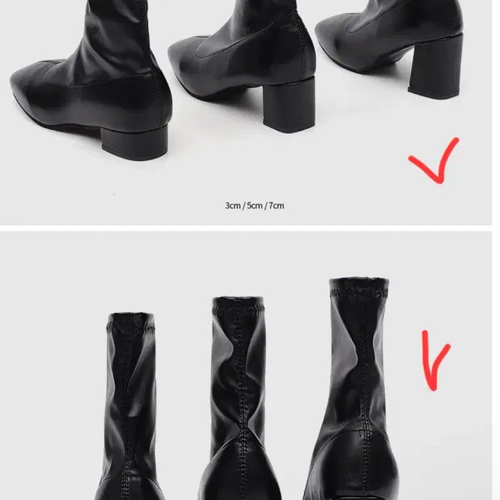 [BUNJANG] ISSUE Suede Ankle Boots / 225)잇슈 사각코 스웨이드 삭스부츠 앵클부츠