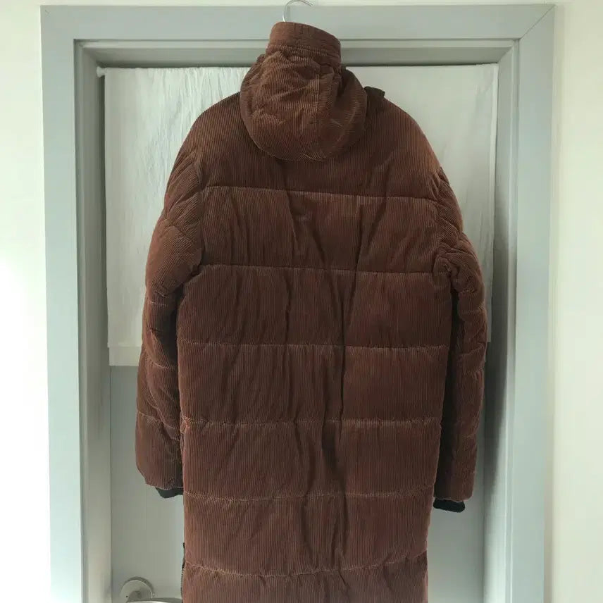 [BUNJANG] American Eagle Corduroy Long Padded Jacket Brown (S) / 아메리칸이글 코듀로이 롱패딩 브라운 s사이즈 판매합니다.