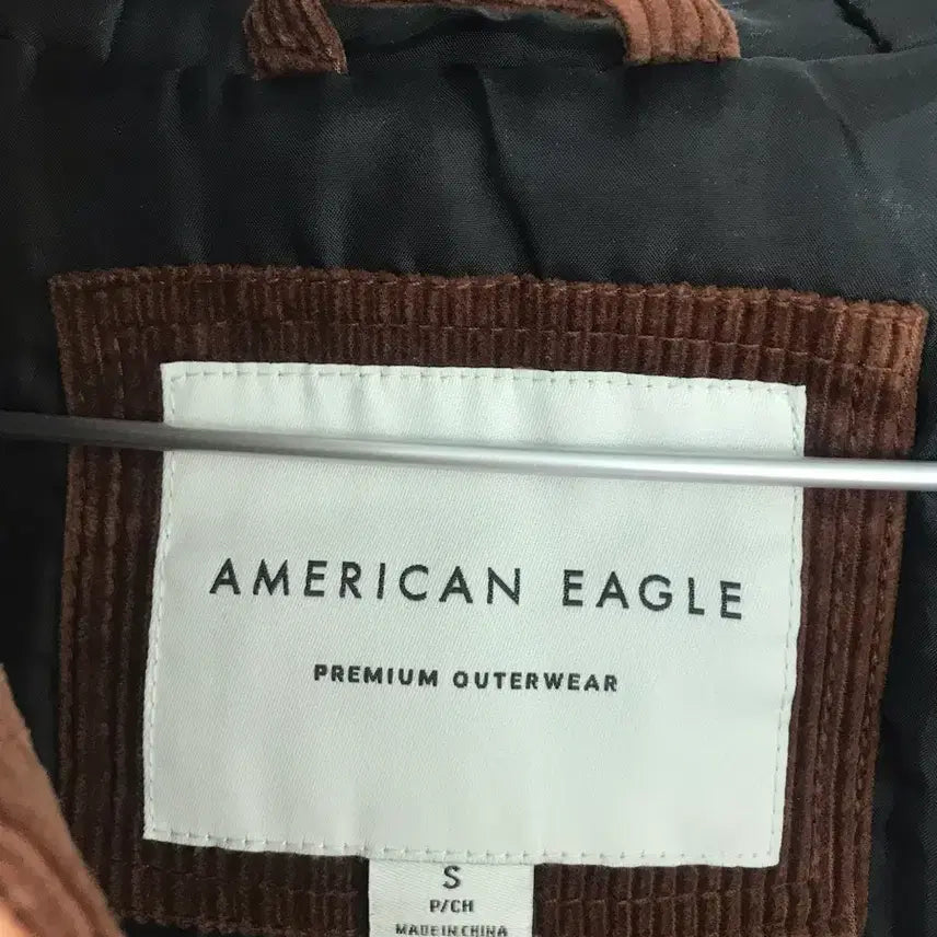 [BUNJANG] American Eagle Corduroy Long Padded Jacket Brown (S) / 아메리칸이글 코듀로이 롱패딩 브라운 s사이즈 판매합니다.